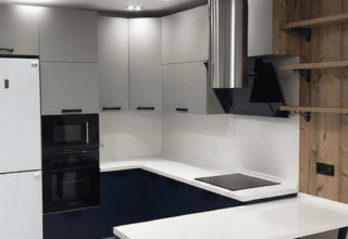 матовий або глянцевий дизайн кухні