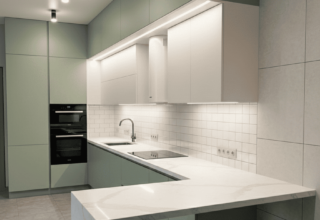 кухні для студій за розмірами