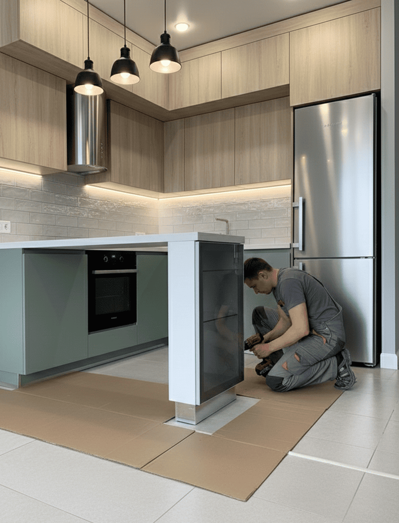 Професійна заміна дерев'яної стільниці Київ