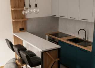 проэкты двухуровневая барная стойка