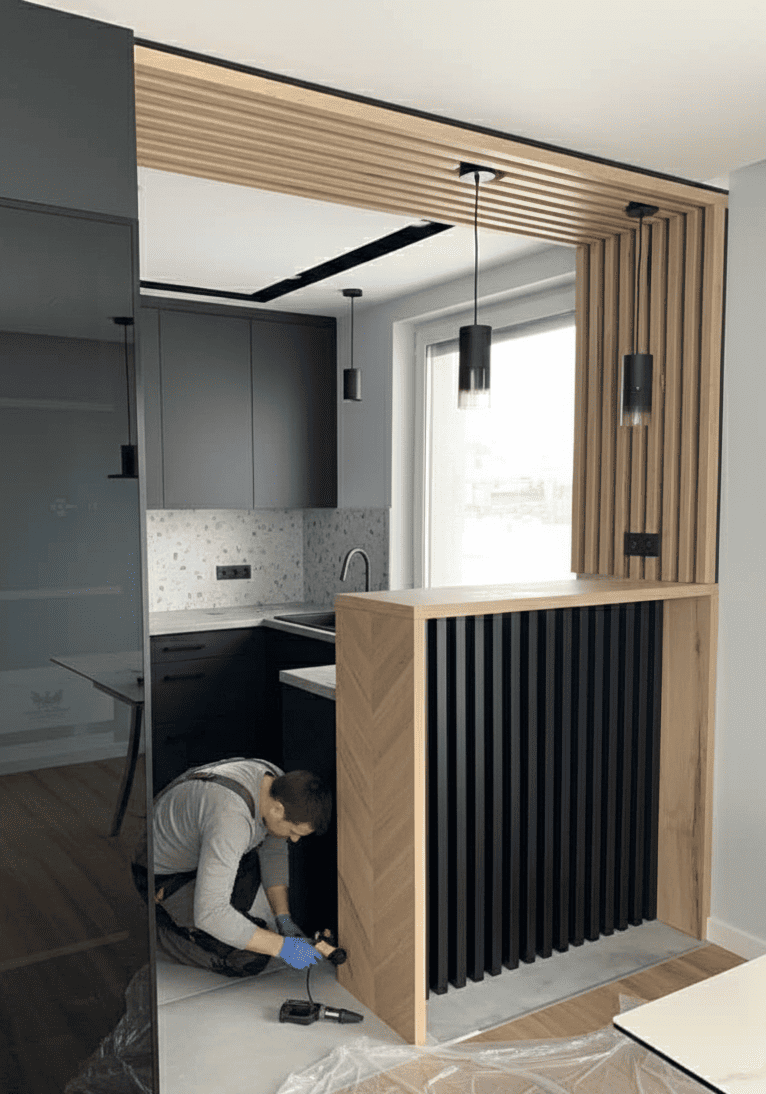 Виготовлення кухонь в Нових Петрівцях: камінь