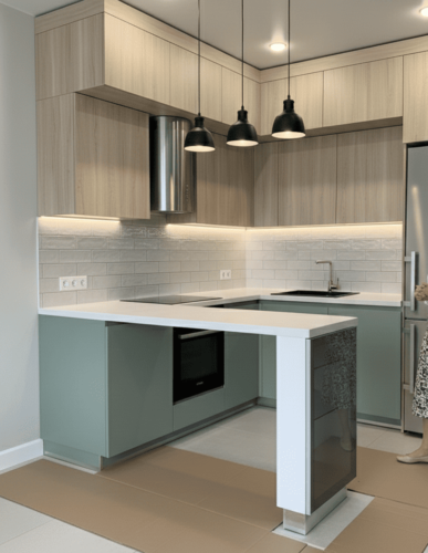 барна стійка для маленької кухні під замовлення фото