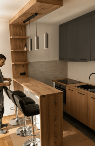 міні барна стійка у кухню на замовлення