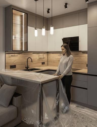 двоярусна барна стійка під замовлення в кухню