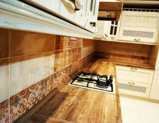 варианты кухонных фартуков