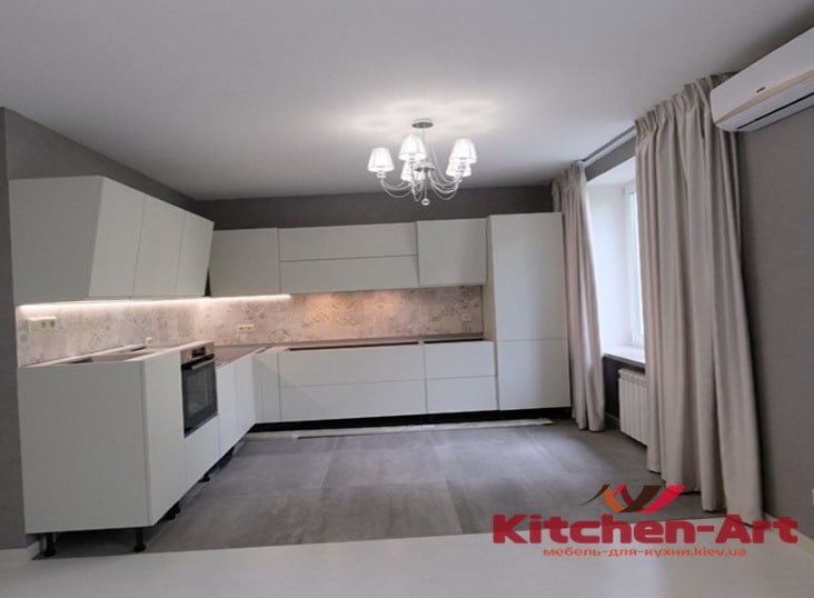 деревянная кухня loft  с ДСП на заказ Буа
