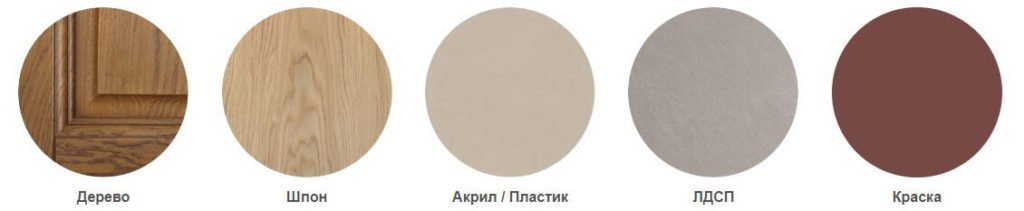 Варианты фасадов для кухни вишневое