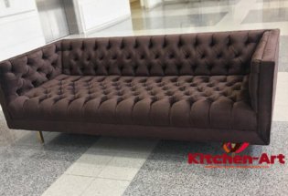 диван с каретной стяжкой