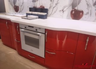 дизайн проект радиусной кухни заказная