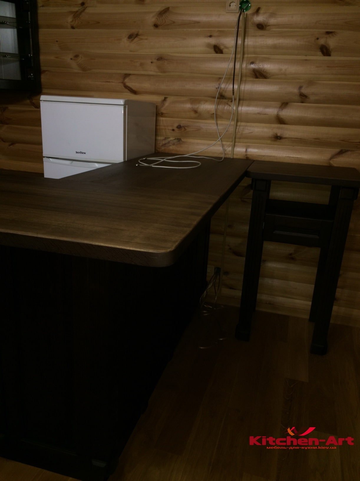 Дубовые кухни изготовление остров