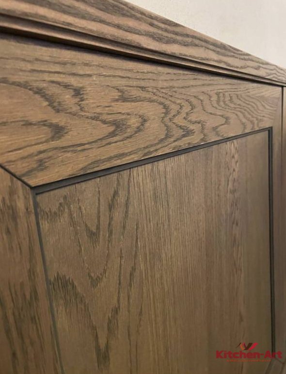 оздоблення стін панелями з дуба