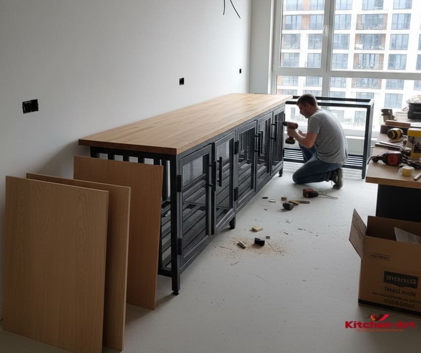 Матові кухні лофт