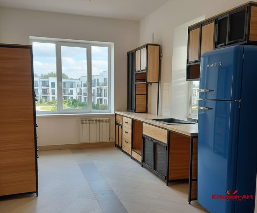 Кутова кухня лофт