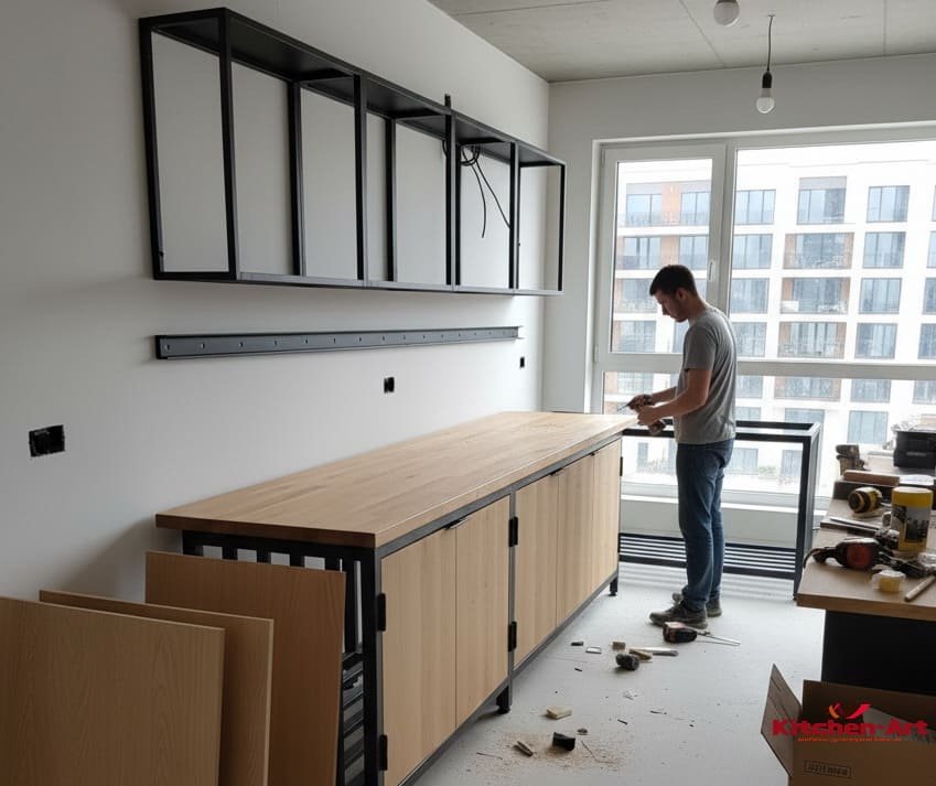 Барна стійка лофт для кухні