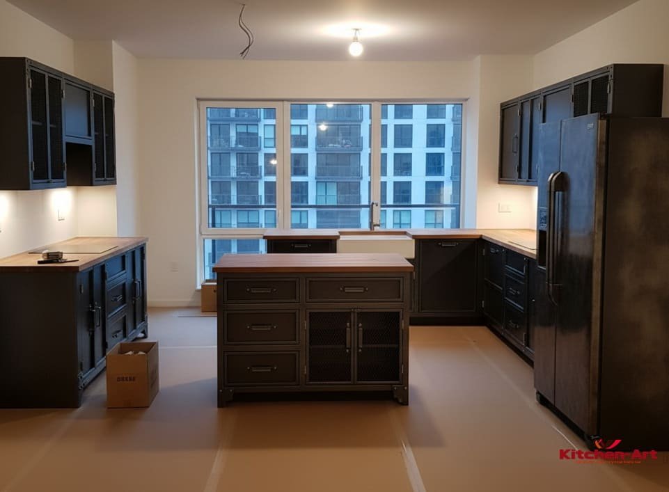 Фартух лофт для кухні