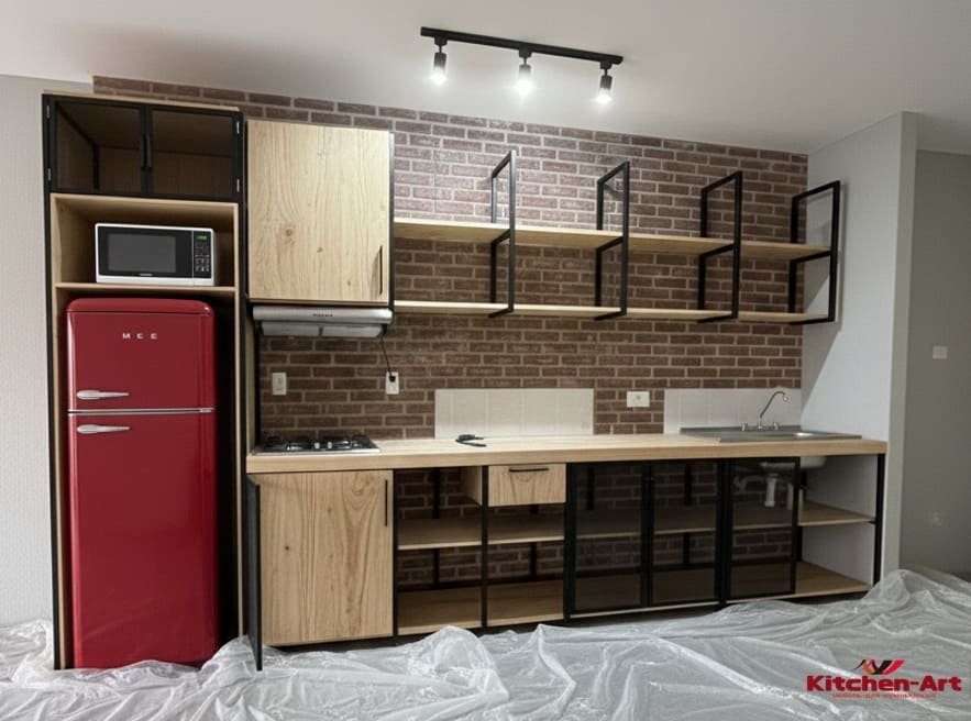 Меблі лофт для кухні