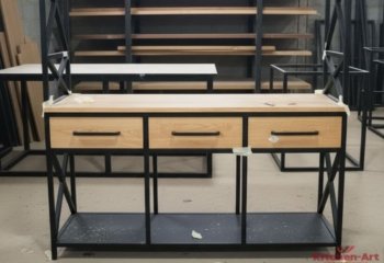 шкафы-купе в стиле лофт, фотографии 