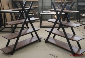 мебель из металла и и з дерева лофт