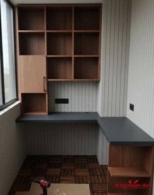 Мебель на балкон на заказ Вишневое