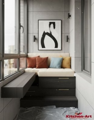 навісні полиці на лоджію на замовлення