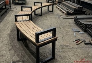 производство скамеек для торговых центров