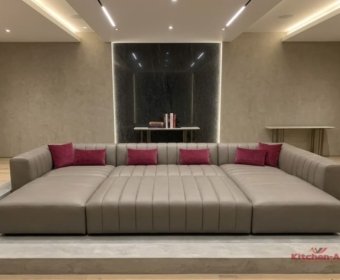 кресла для кинотеатра серого цвета на заказ