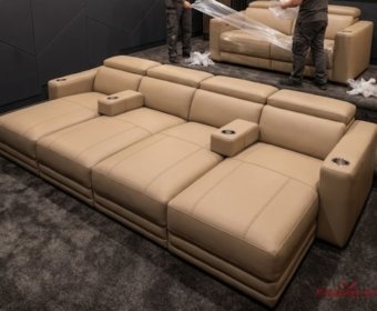 фотографии мягкой мебели в кинотеатр