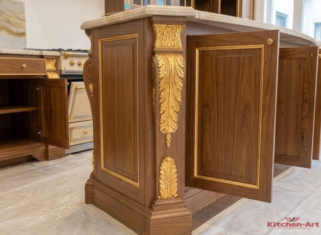 дерев'яна кухня за індивідуальними розмірами