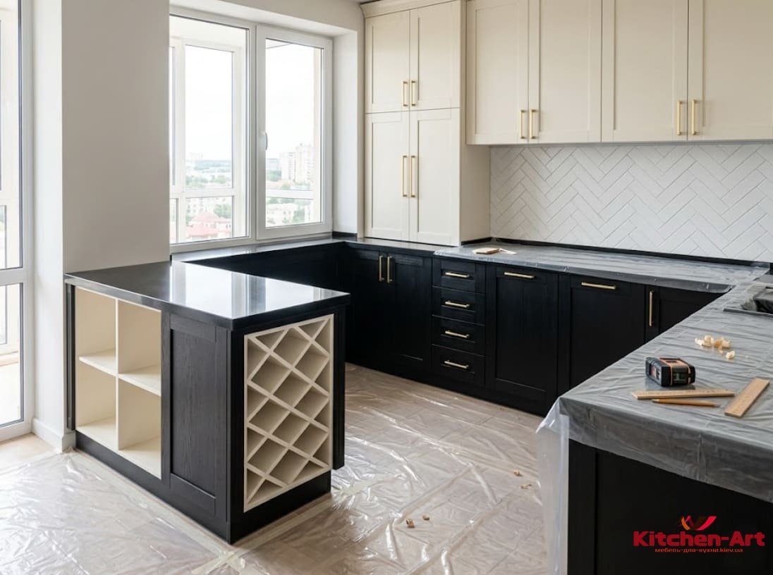 елітні кухні з горіха