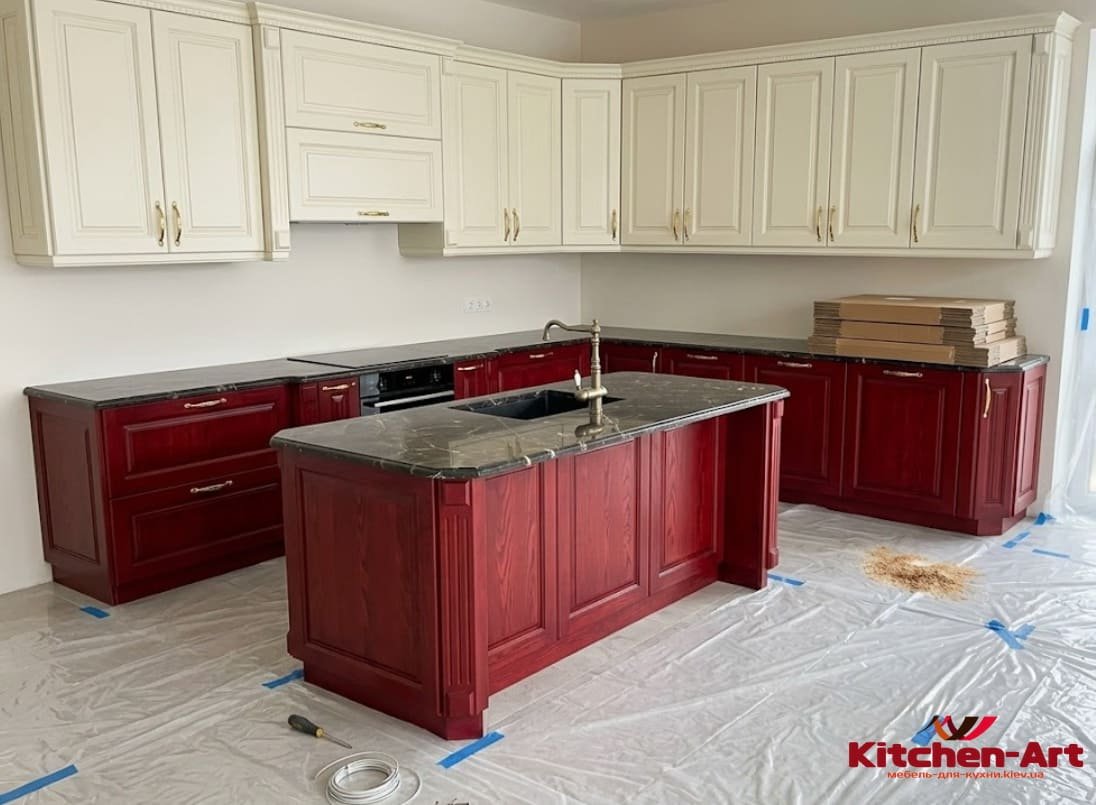 кухня з масиву черешні