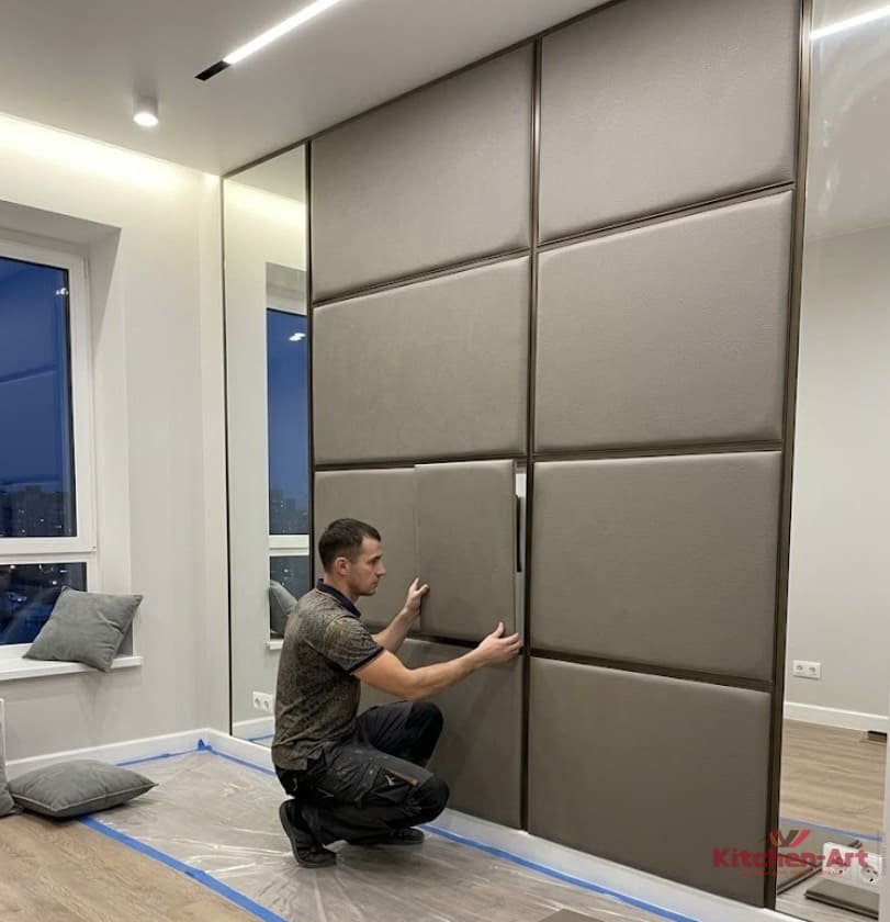 шкіряні панелі для оздоблення стін