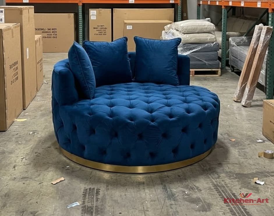 великий елітний пуф-острів для гардеробної кімнати