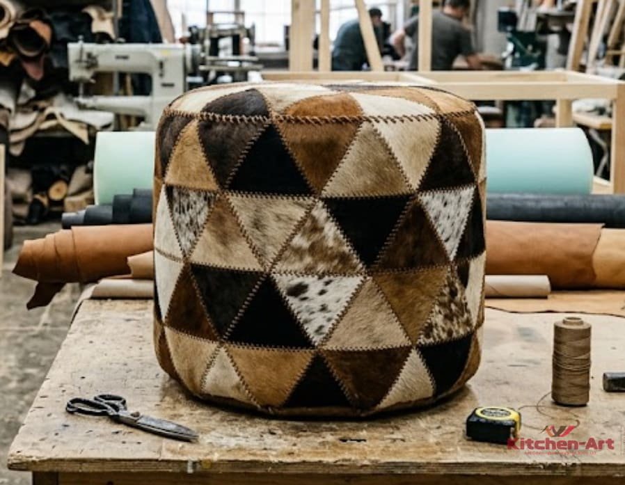 нестандартний інтер'єрний пуф для передпокою