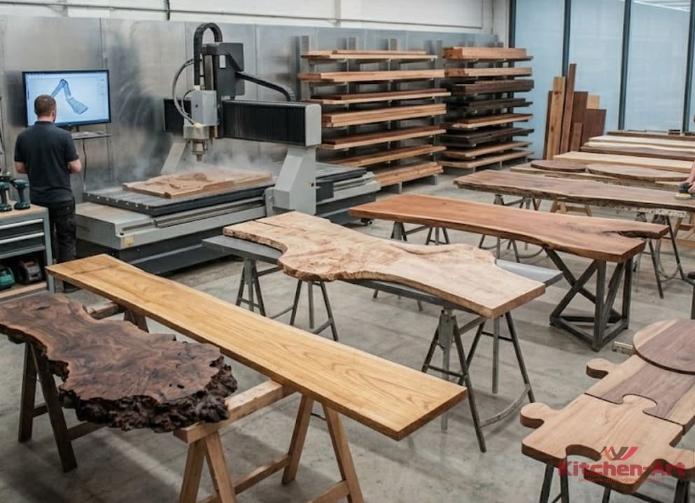 Виробництво кухонних меблів з підвіконням-стільницею Київ