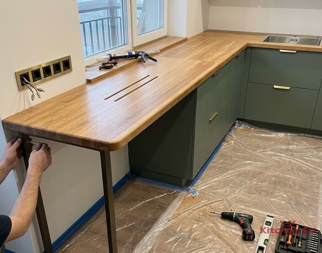 Вологостійка стільниця для кутового гарнітуру