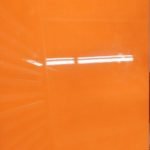 оранжевый кухонный фасад