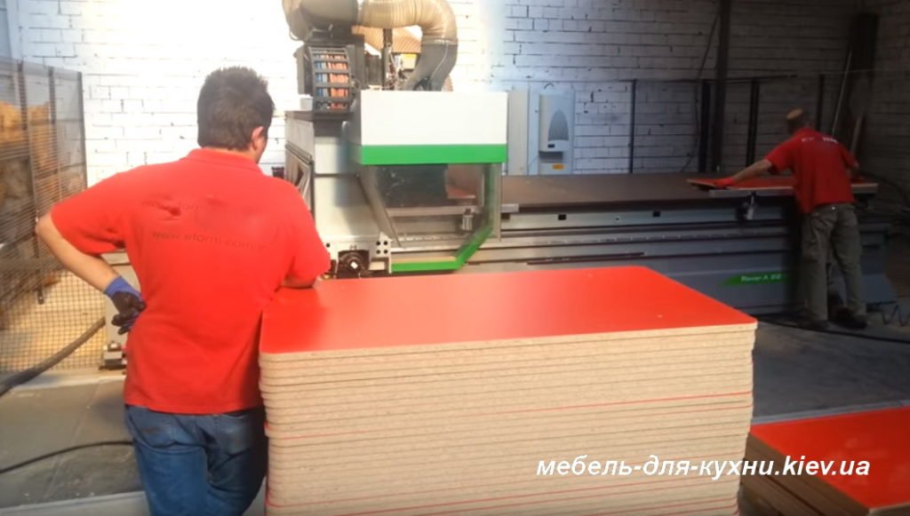 красная кухня на заказ