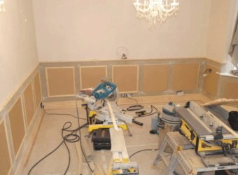 этапы установки деревянных панелей из дерева