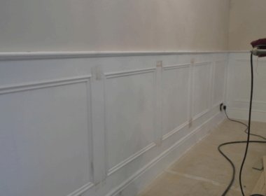 белые декоративные деревяные панели