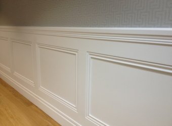 декоративные деревяные панели в прихожую