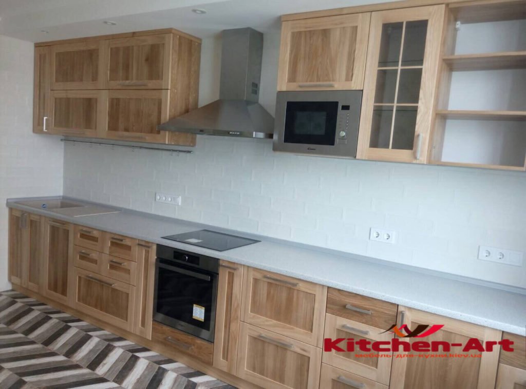 заказная кухня из дерева