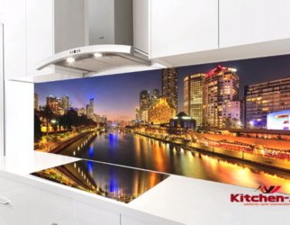 Стеклянный фартук на кухню цены