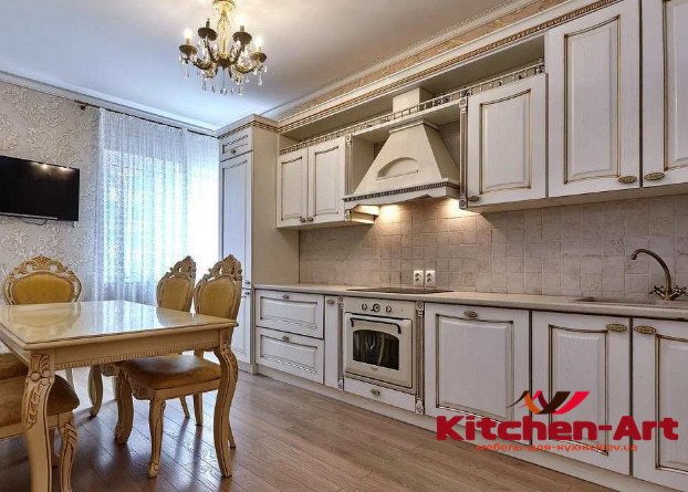 дизайнерская прямая кухня на заказ в Ирпень