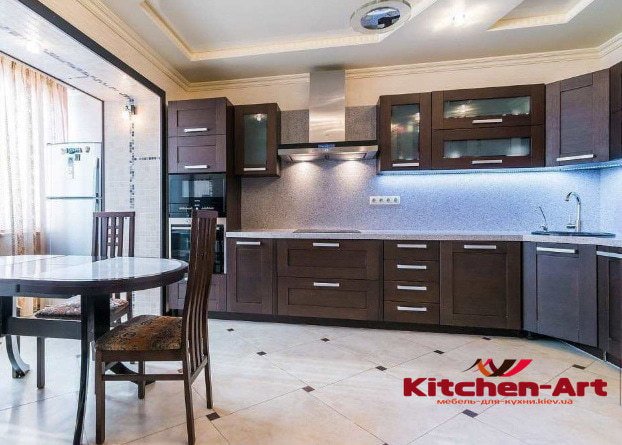 Авторская прямая кухня на заказ в городе Ирпень