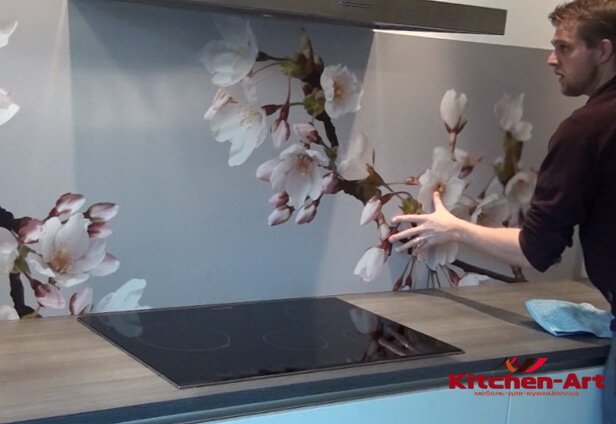 Стеклянный Фартук на Кухню