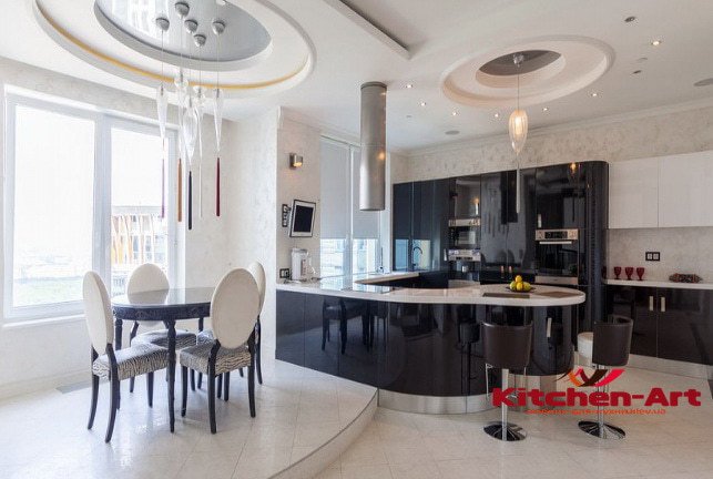 круглая кухня под заказ Киев