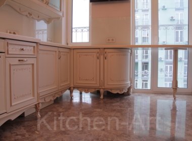 элитная деревянная кухня