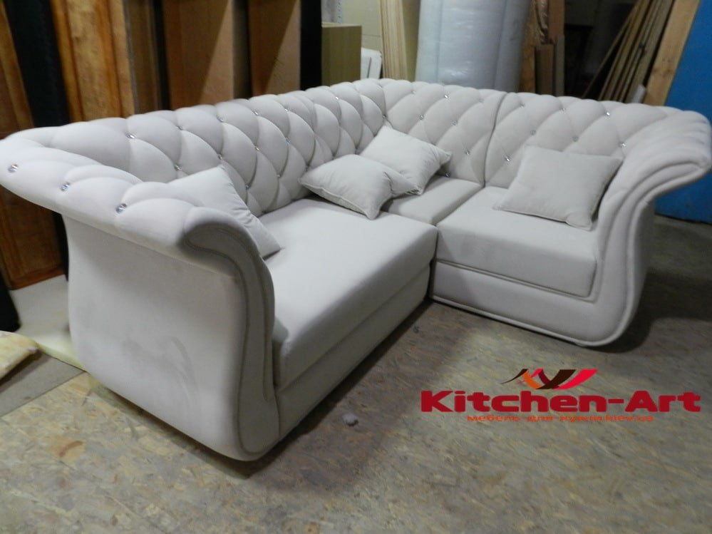 мягкий уголок в кухню на заказ