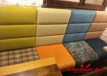 диван разноцветный для ресторана диван разноцветный для ресторана