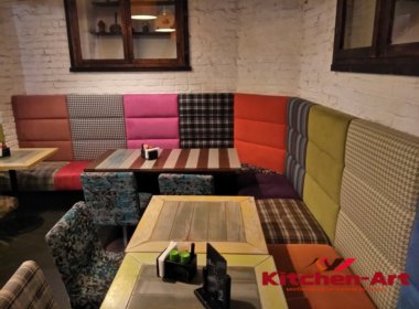 Угловой диван в ресторан Угловой диван в ресторан